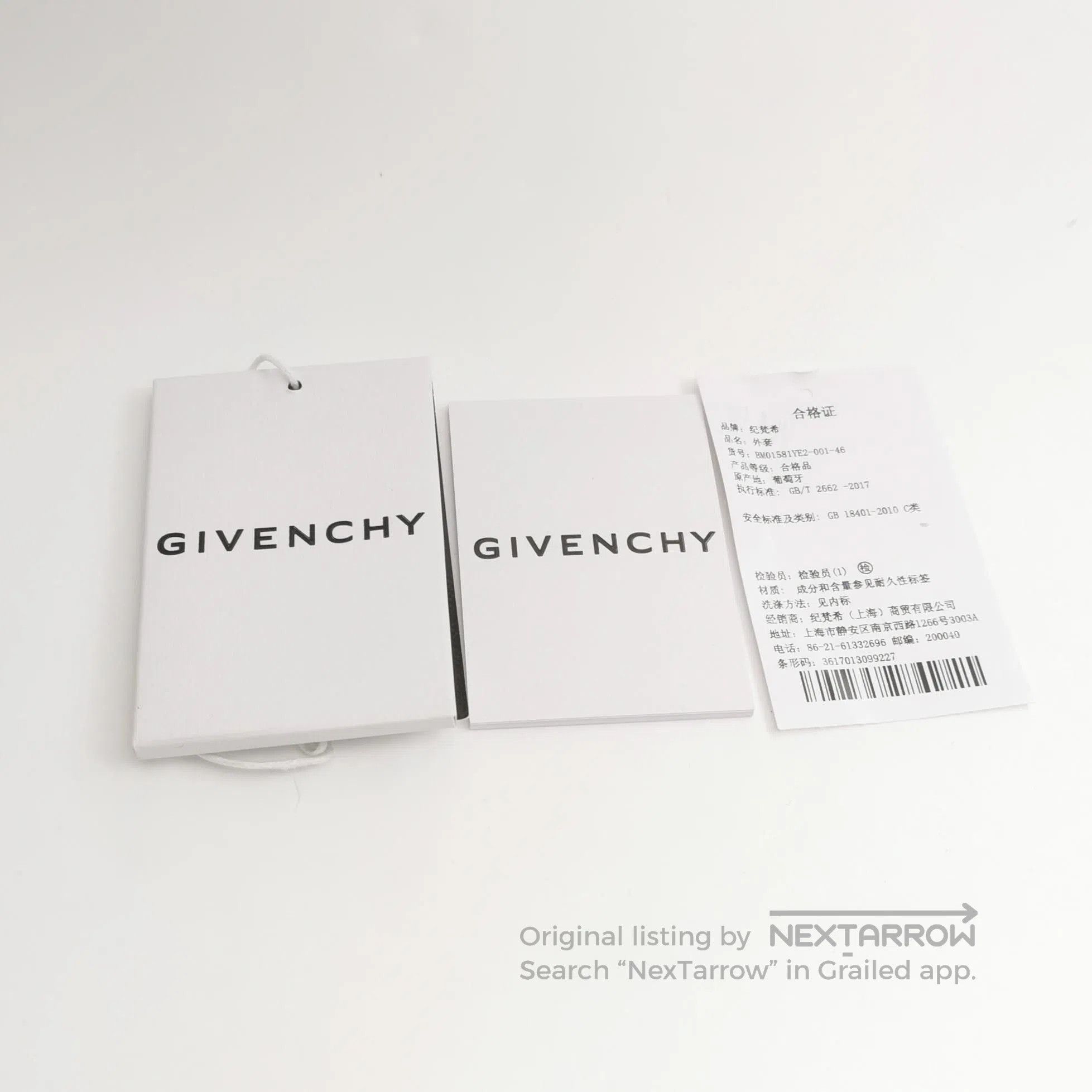 Givenchy Givenchy M Cotton Single-Breasted Lapel Jacket. Size US M / EU 48-50 / 2 - 6 Thumbnail