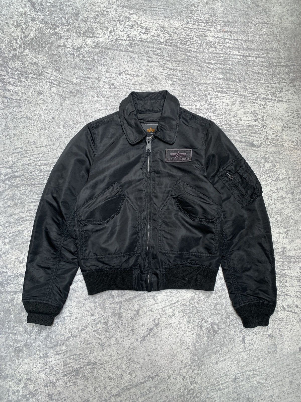 Veste De Vol Alpha Industries CWU-45 - Vintage Années 90 - Homme XL Vert - US Air Force
