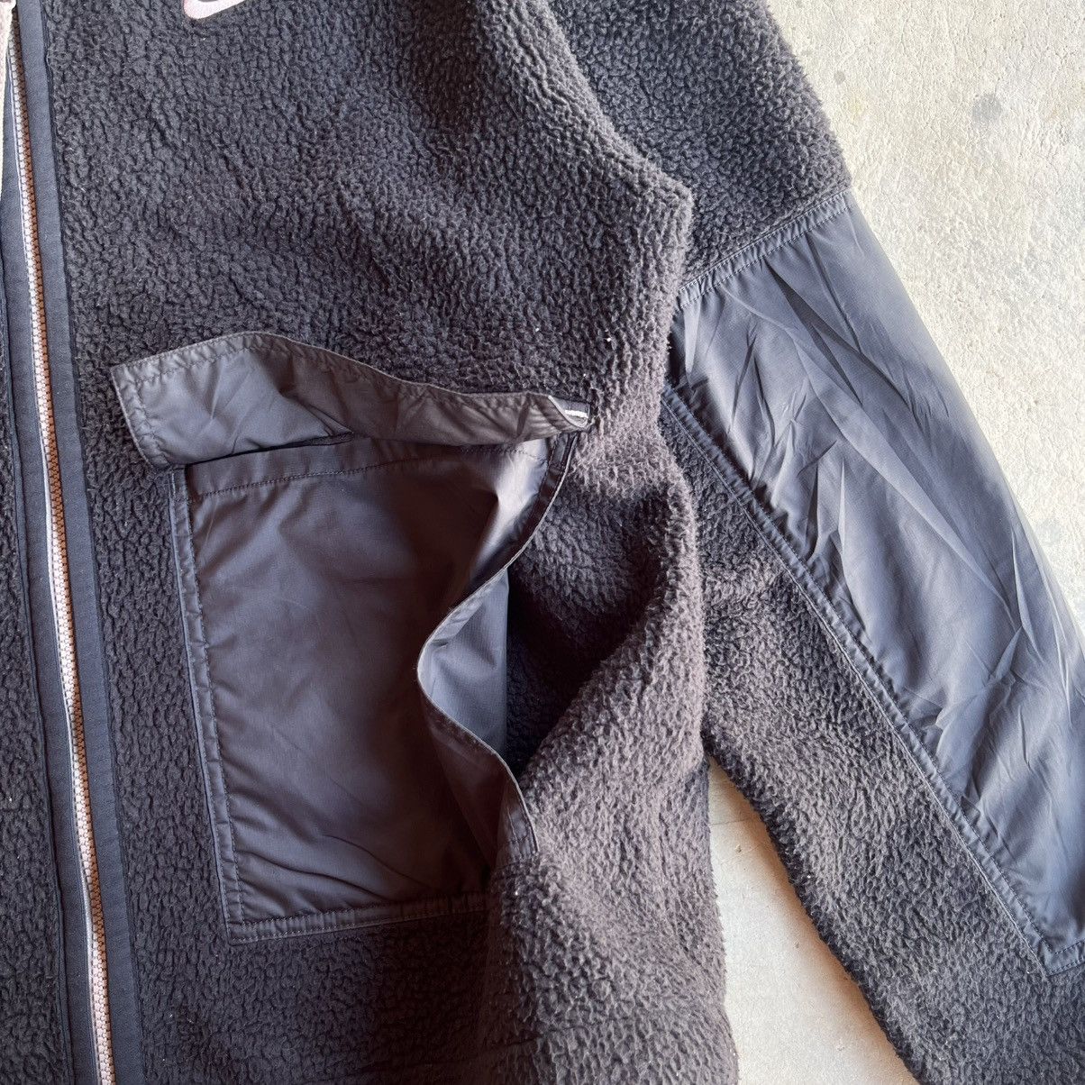 Nike × Vintage Nike Sherpa full zip jacket Size US L / EU 52-54 / 3 - 9 Thumbnail