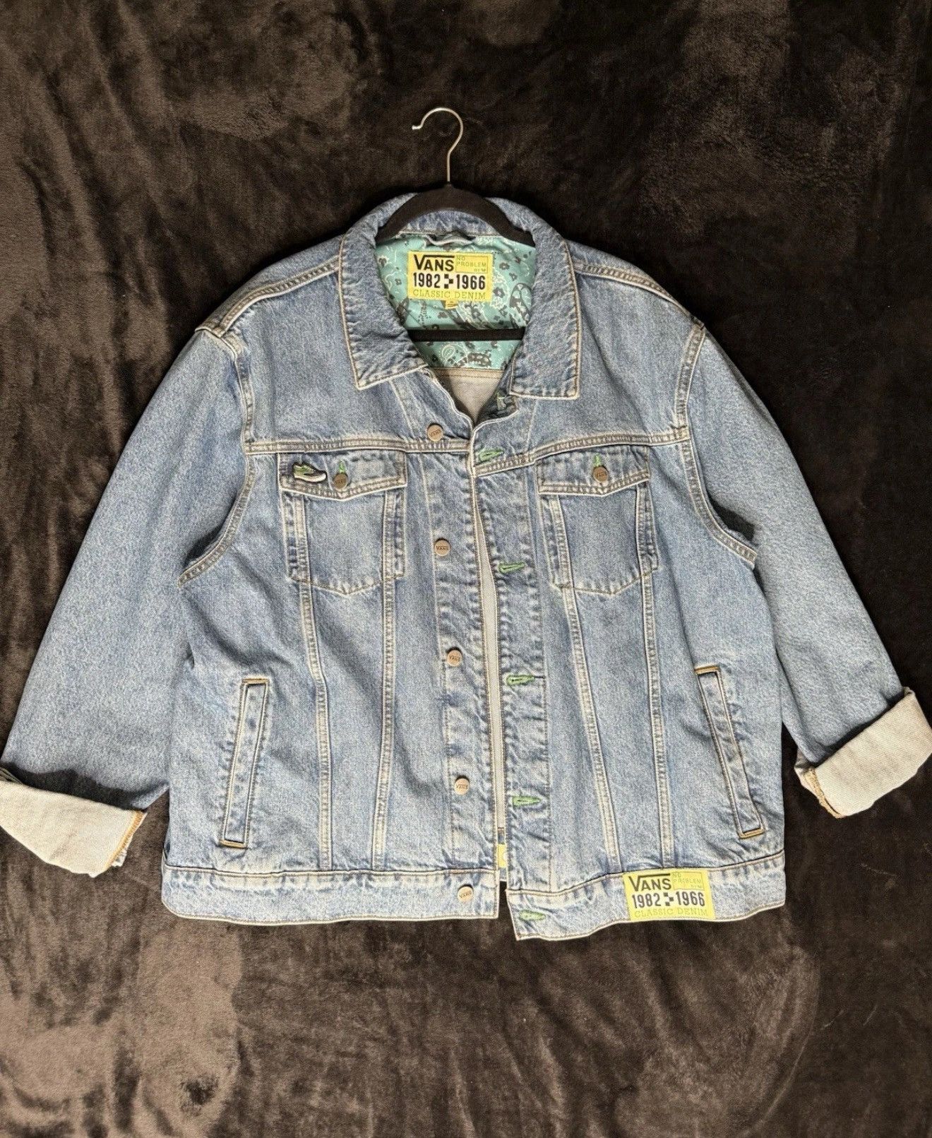 Vans VANS Vintage Classic Denim Jacket – Size XL Size US XL / EU 56 / 4 - 1 Thumbnail