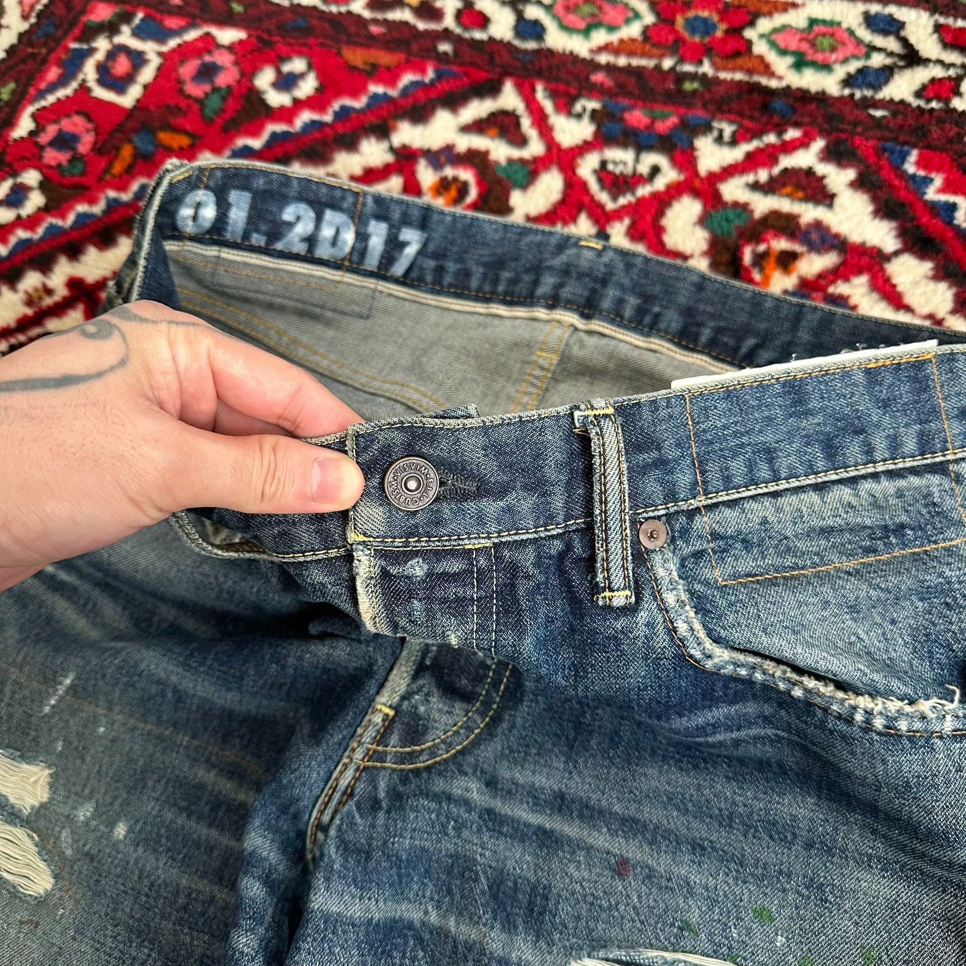 Visvim visvim 20aw O1.2d17 jeans wide mud w32l30 Size US 32 / EU 48 - 6 Thumbnail