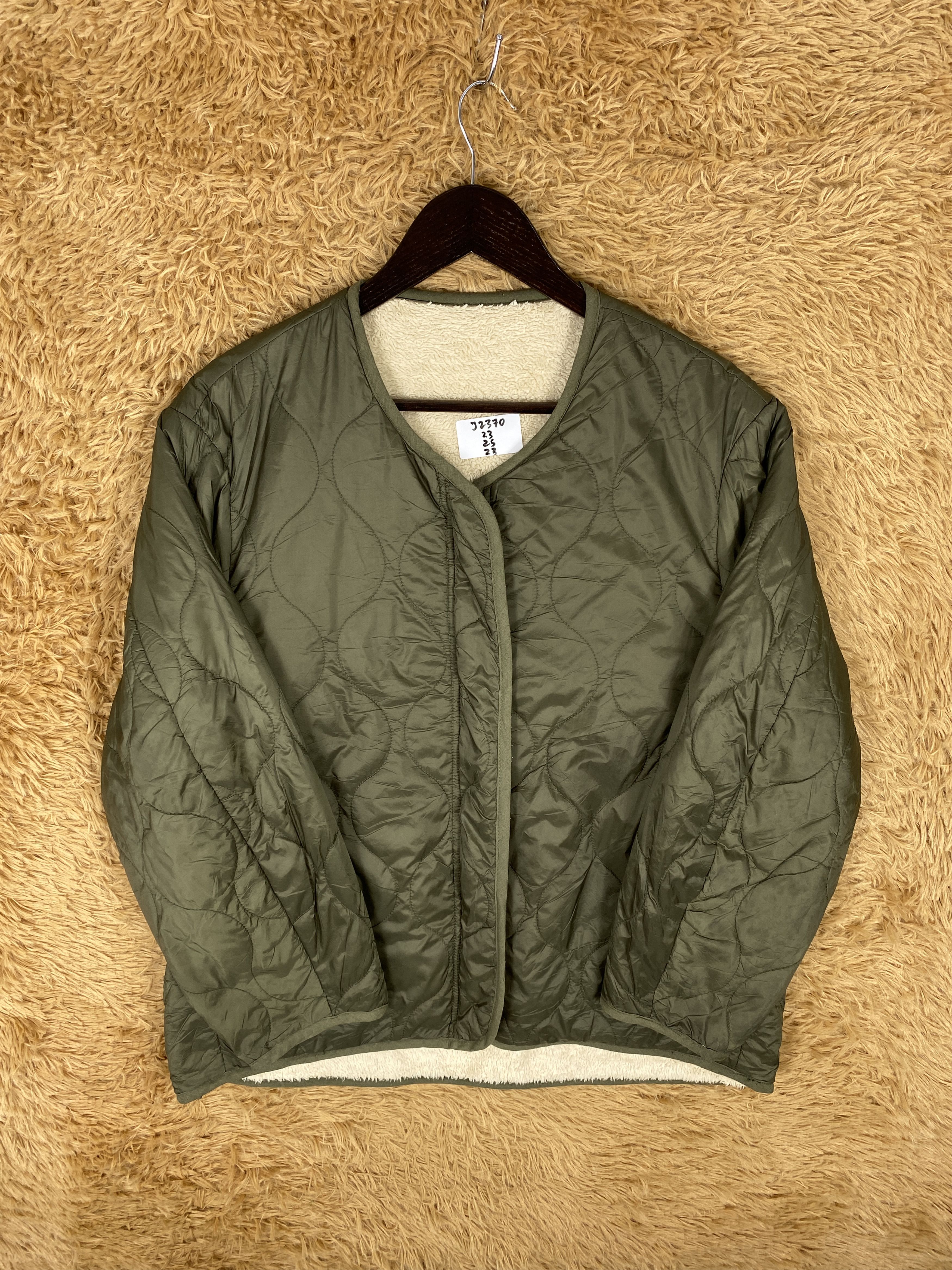 Japanese Brand Vintage Midium Quilted Fleece Reversible Jacket Size US S / EU 44-46 / 1 - 4 Thumbnail