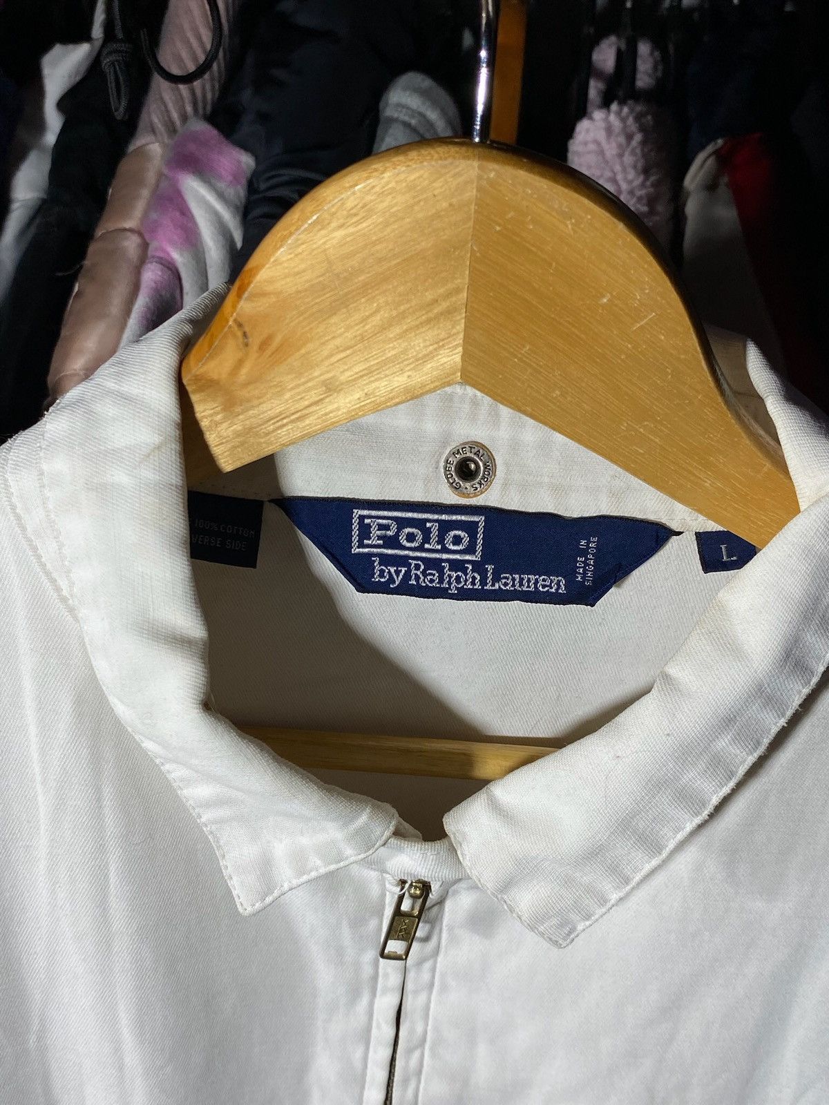 Polo Ralph Lauren × Vintage Jacket Polo Cross Flag OG Vintage Size US L / EU 52-54 / 3 - 3 Thumbnail