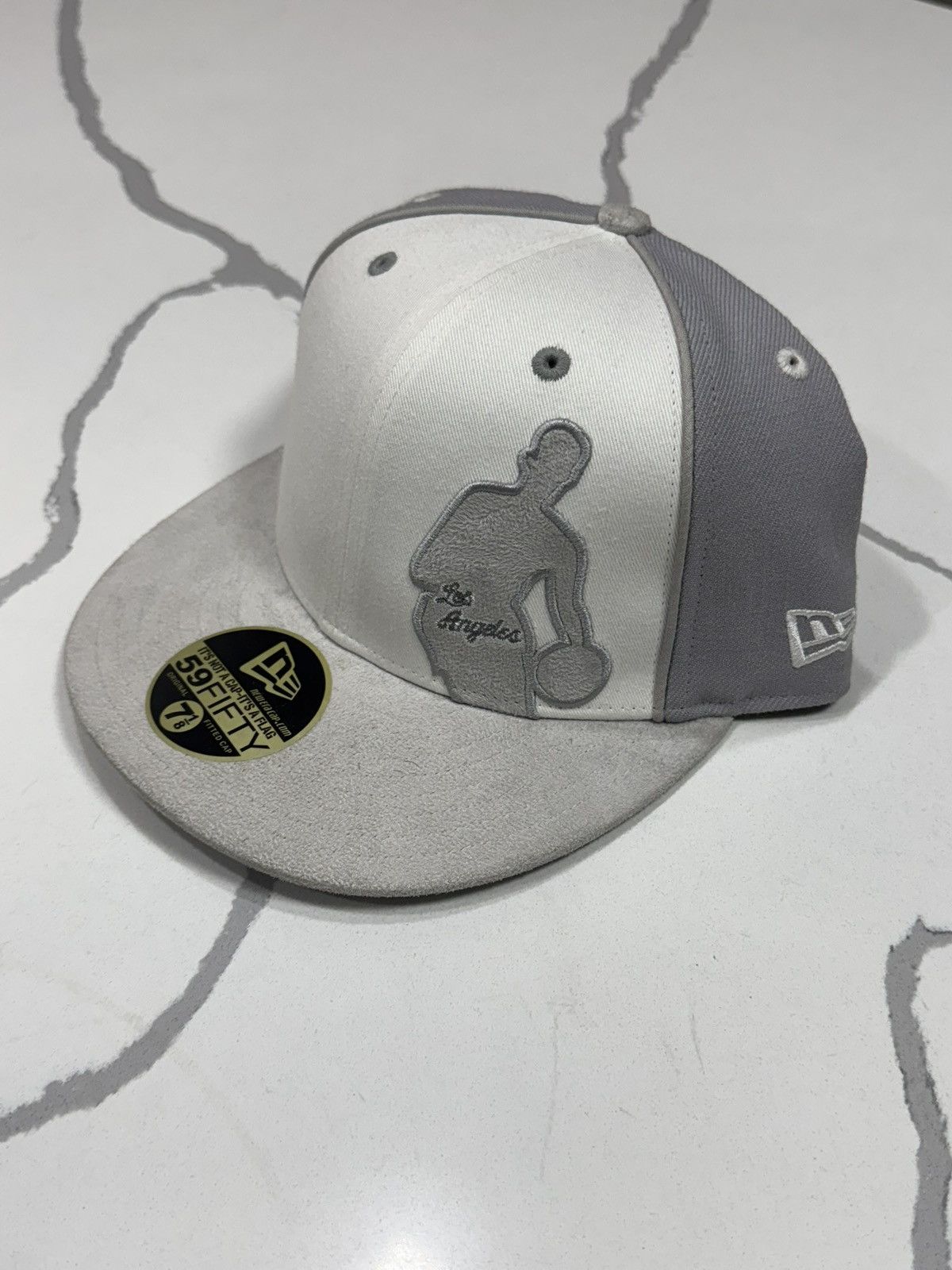 New Era Vintage HWC New Era Los Angeles Fitted Cap Leather Suede Size ONE SIZE - 10 Thumbnail
