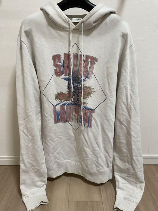 Saint Laurent Paris 2019 Robot Logo vintage distressed destroyed