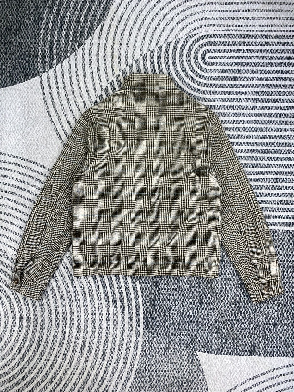 Brooks Brothers Vintage Brooks Brothers Plaid Wool Zipper Jacket Size US M / EU 48-50 / 2 - 2 Thumbnail