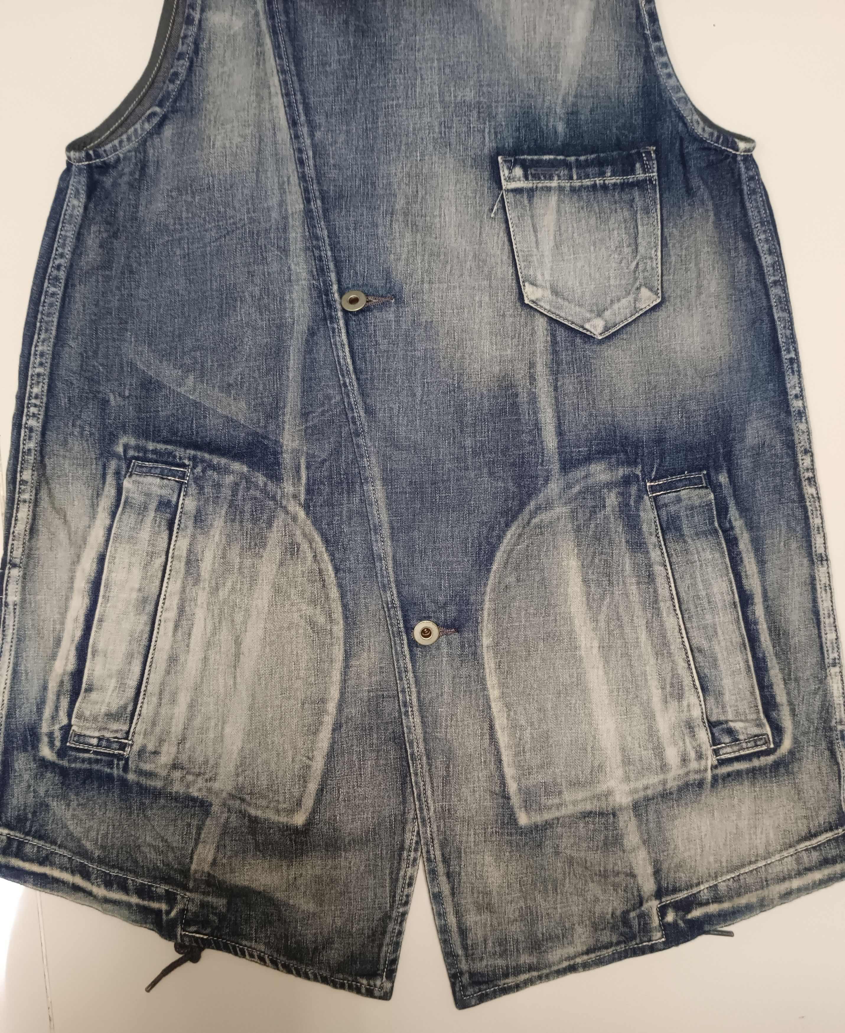 Johnbull John Bull Distressed vest Size US L / EU 52-54 / 3 - 5 Thumbnail