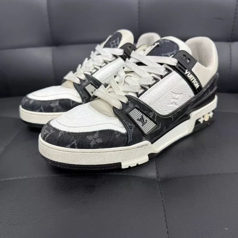 Louis Vuitton Louis Vuitton Trainer Low Top Sneakers - dmc Size US 5.5 / EU 38 - 1 Thumbnail