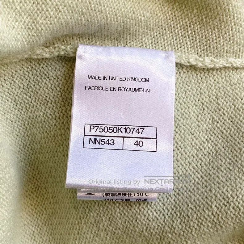 Chanel Chanel Light green knitted cardigan coat Size S / US 4 / IT 40 - 6 Thumbnail