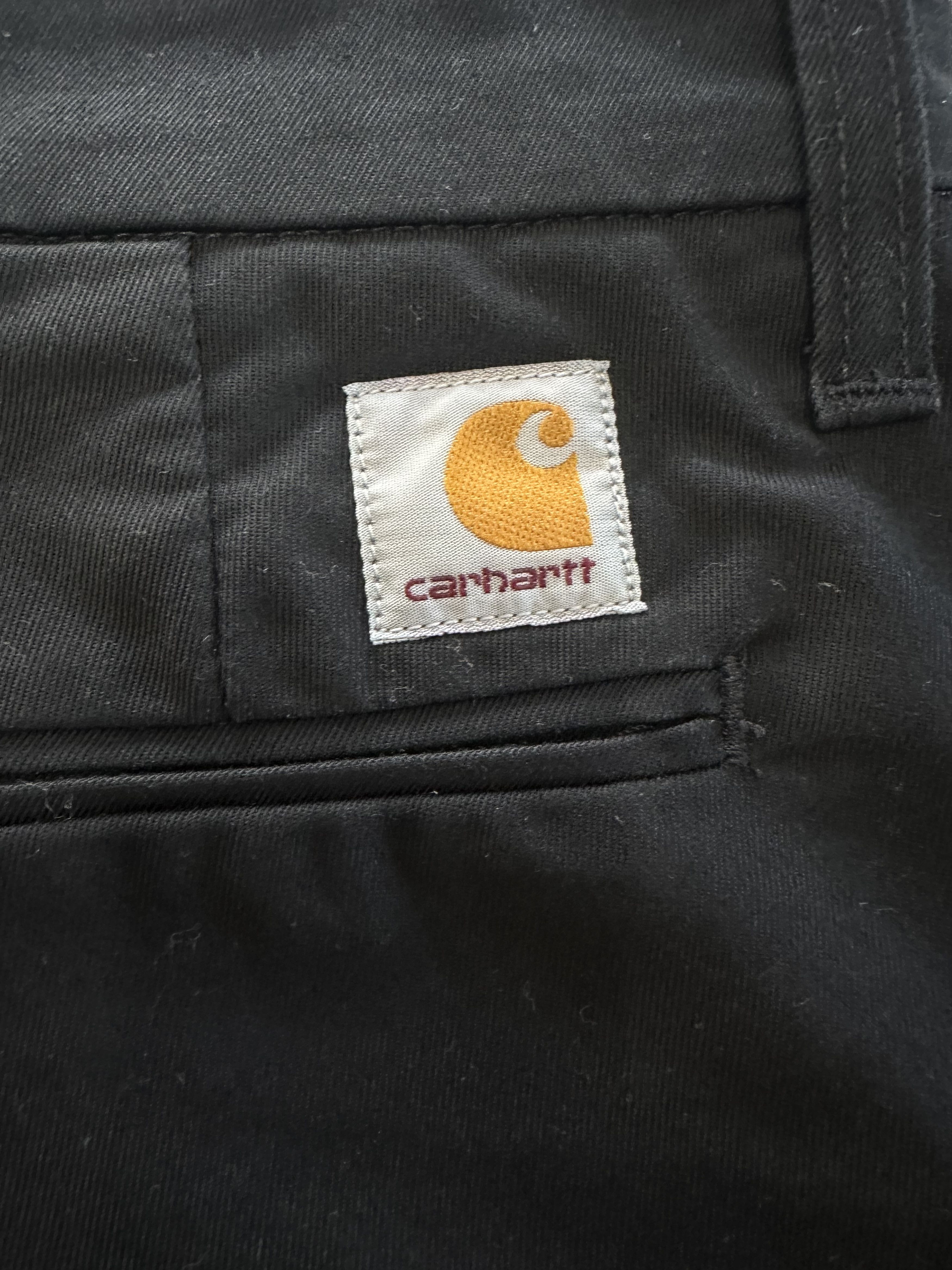 Carhartt Carhartt WIP Pants Men 29x32 BLACK Utility Chinos Workwear Size US 29 - 5 Thumbnail