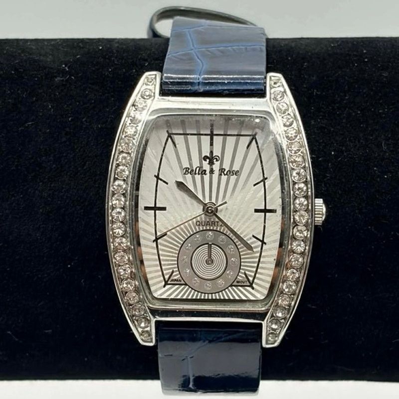 Other Blue & Silver Crystal Bella & Rose Watch Size ONE SIZE - 2 Thumbnail