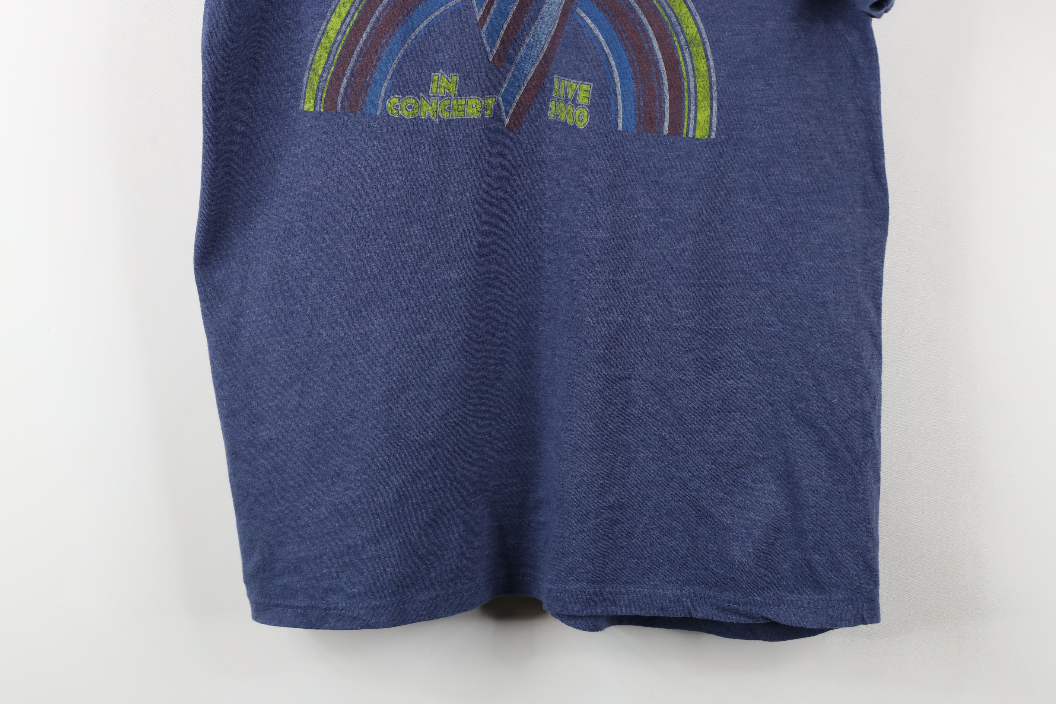 Vintage Retro Y2K Spell 1980 Live Tour Van Halen Ban T-Shirt Blue Size US L / EU 52-54 / 3 - 3 Thumbnail