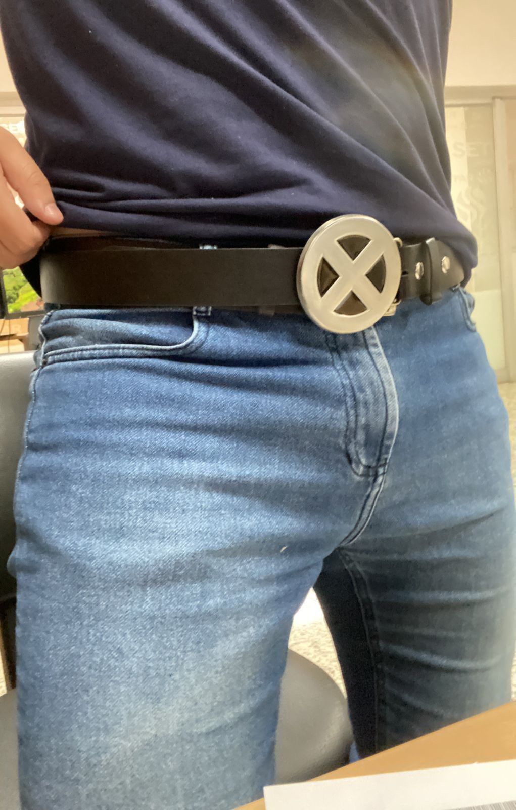 Leather X Men Belt Buckle Size ONE SIZE - 2 Thumbnail