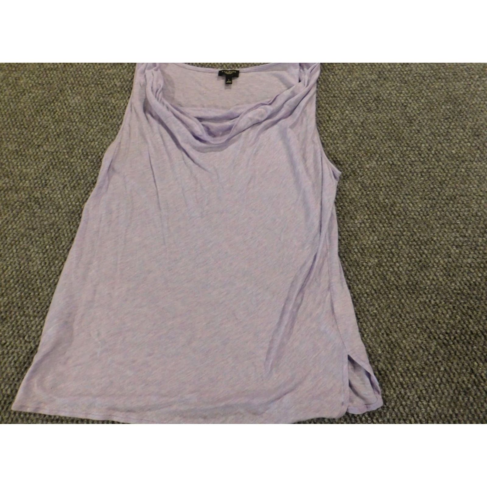 Talbots Talbots Blouse PL Petite Purple Stretch Tank Sleeveless Collared Pullover Casual Women Cotton Down Basic Classic Shirt Mens? Women? Size L / US 10 / IT 46 - 2 Thumbnail