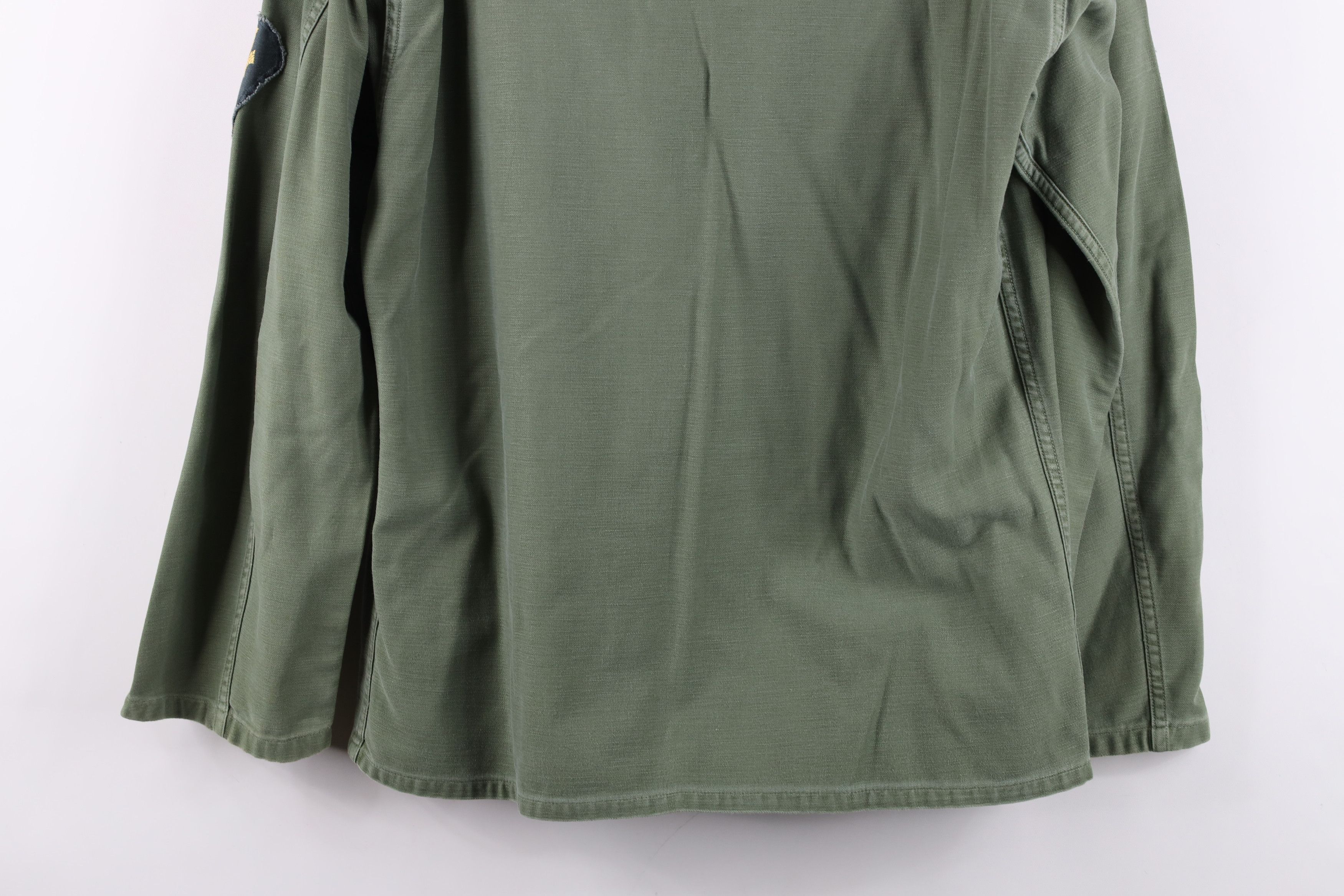 Vintage Share Vintage 60s Vietnam War 107 Field Shirt Jacket Green Size US L / EU 52-54 / 3 - 14 Thumbnail
