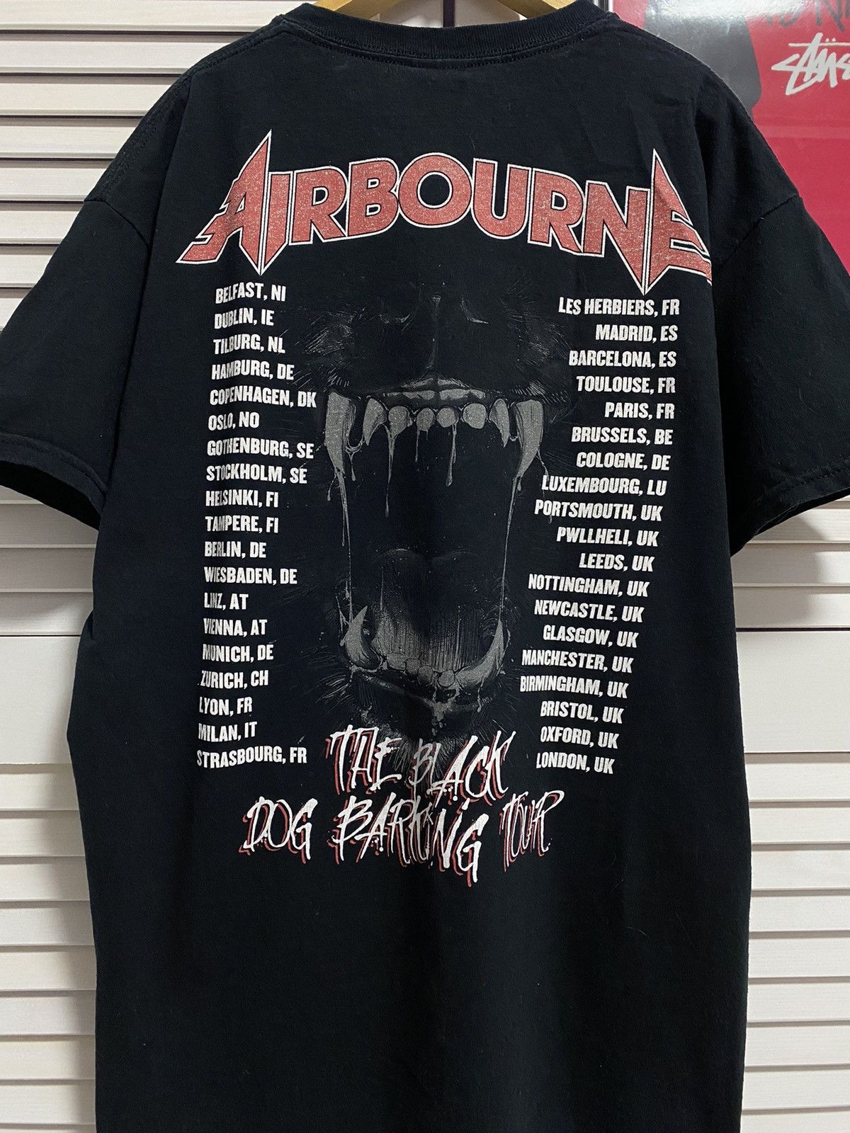Band Tees Vintage 00s T-Shirt Airbourne The Black Dog Graphic Size US M / EU 48-50 / 2 - 5 Thumbnail