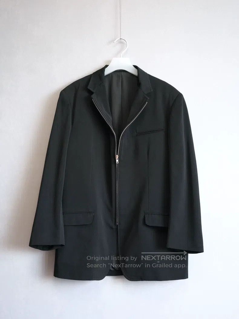 Yohji Yamamoto YOHJI YAMAMOTO Leather扣 Zipper Jacket Size US L / EU 52-54 / 3 - 2 Thumbnail