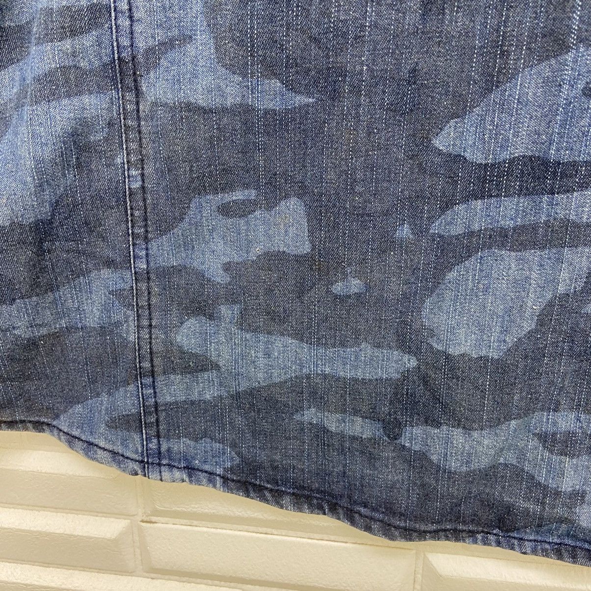 In The Attic 🔥In The Attic Camouflage Synthetic Leather + Denim Jacket Size US XXL / EU 58 / 5 - 20 Thumbnail