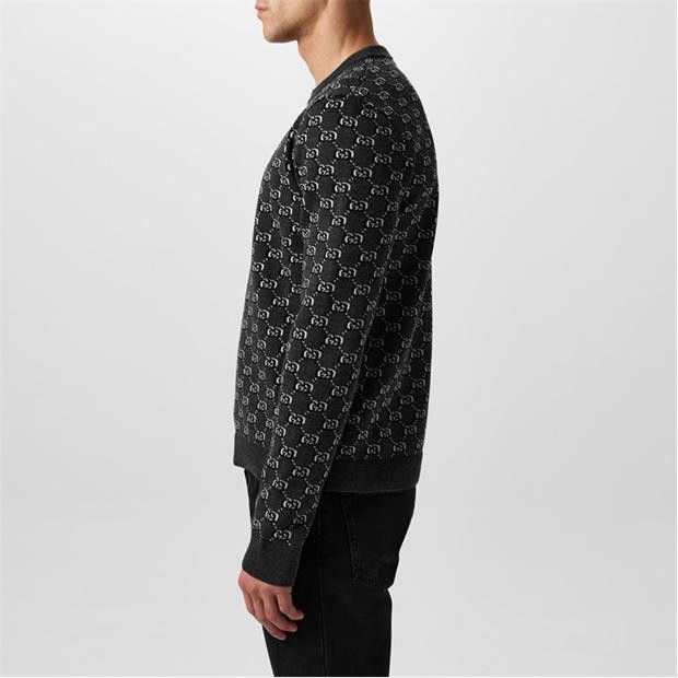 Gucci GUCCI All Over Gg Crewneck Jumper Size US M / EU 48-50 / 2 - 3 Thumbnail