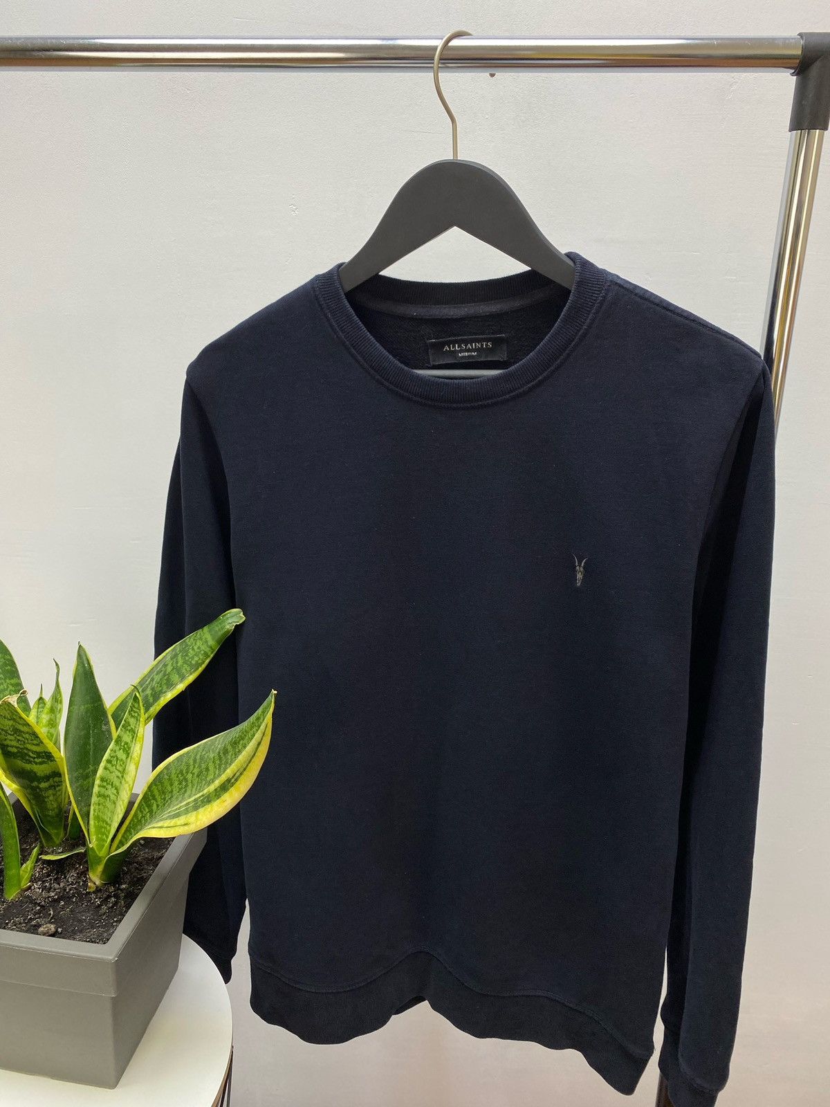Allsaints × Vintage Vintage Allsaints Black Classic Sweatshirt Style Size US M / EU 48-50 / 2 - 5 Thumbnail