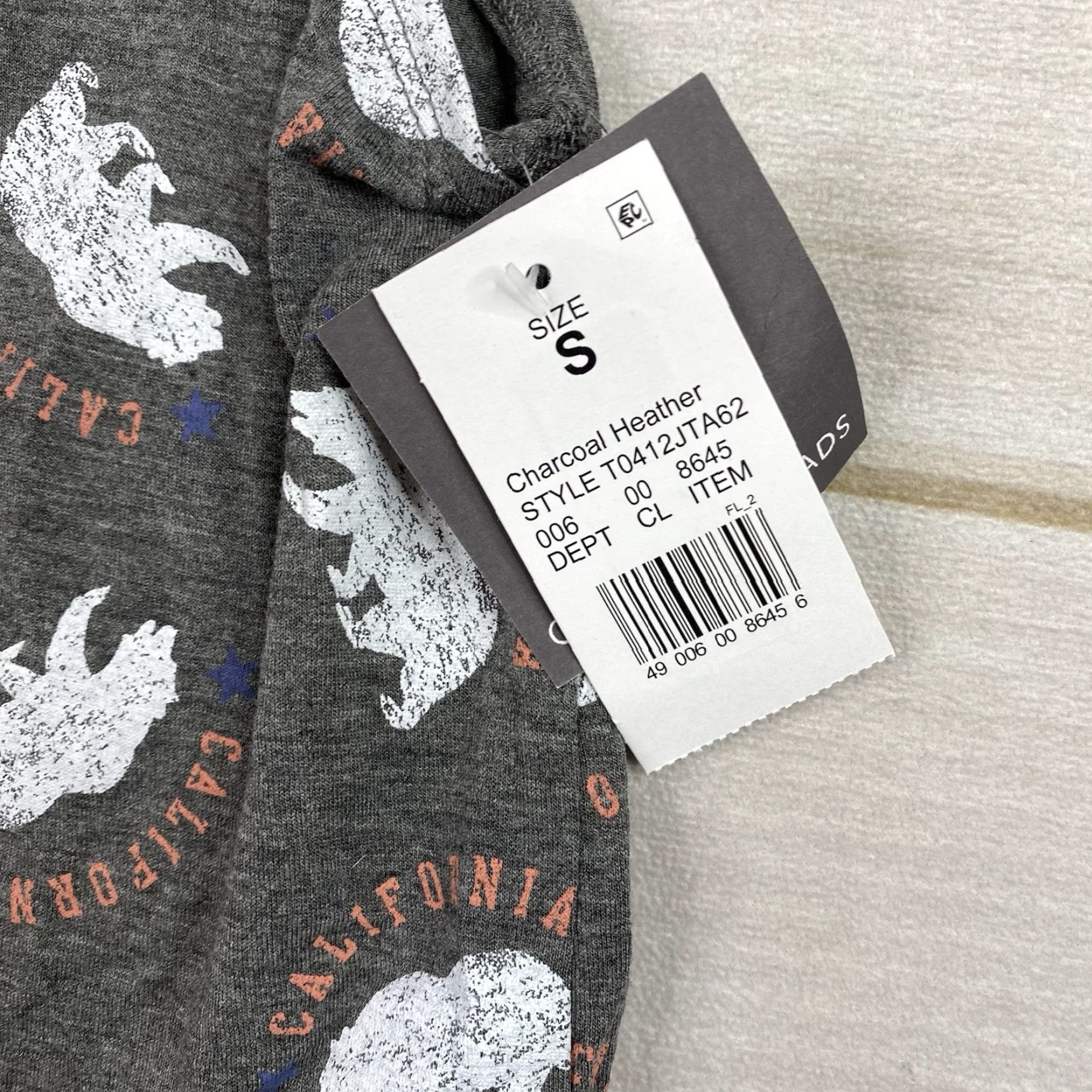 Vintage Grayson Threads Tank Women S Gray California Bear Logo Printed NWT Size S / US 4 / IT 40 - 2 Thumbnail