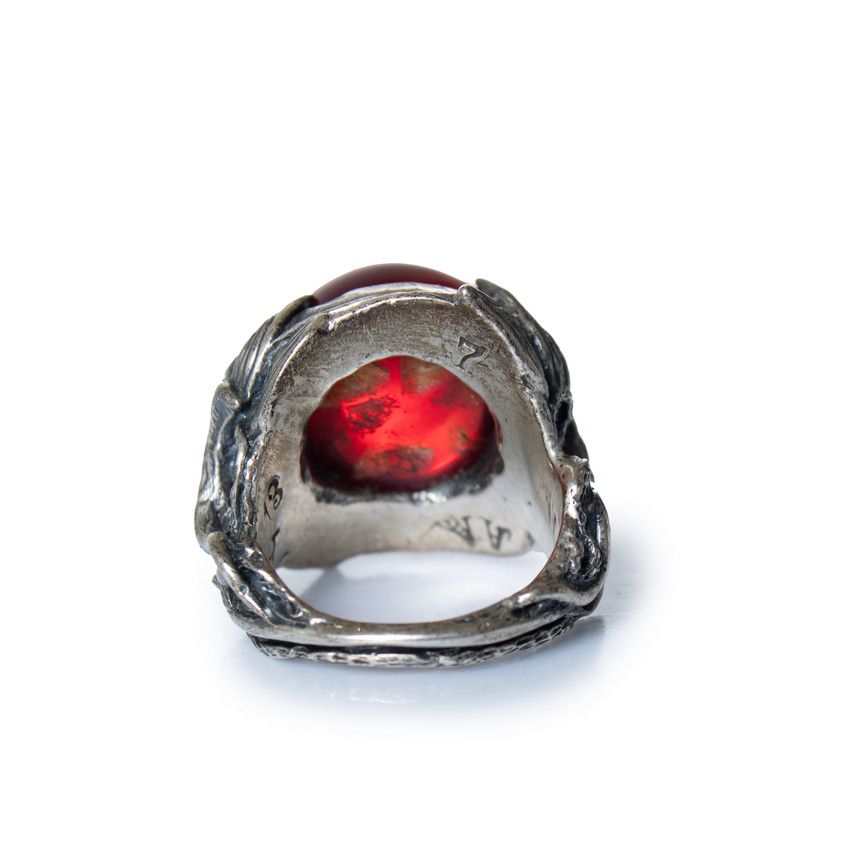 Other Lyly Erlandsson, the Granada ring with red stone Size ONE SIZE - 4 Thumbnail