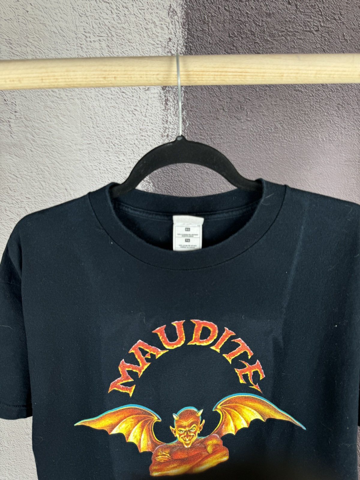 Band Tees FotL 90s Vintage Maudite Devil tee promo Beer Made in Canada Size US XL / EU 56 / 4 - 4 Thumbnail