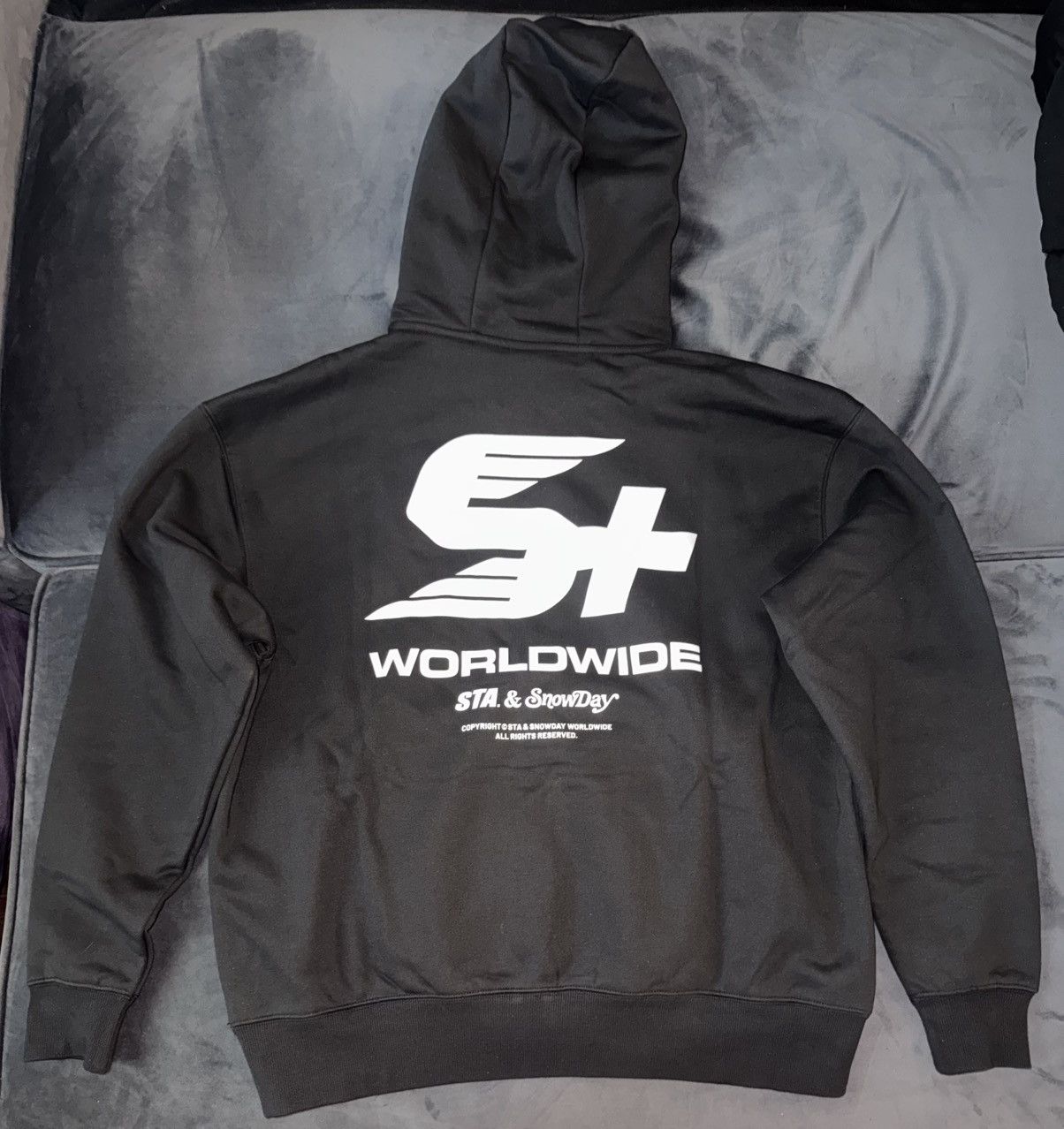 Snowday Snowday x STA Worldwide Black Pullover Hoodie Sz Mens Large Size US L / EU 52-54 / 3 - 3 Thumbnail