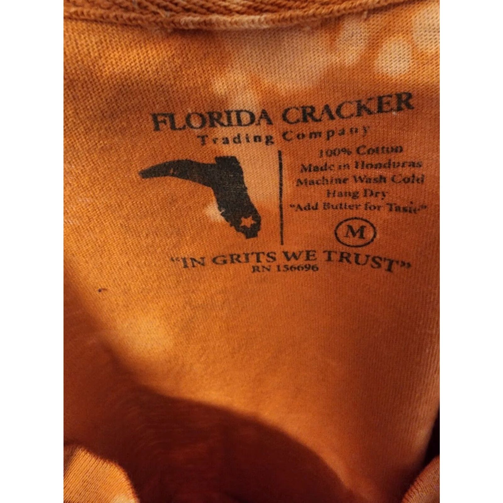 Doublet Florida Cracker Company Bleach Western Boot Graphic T Shirt Mens Orange M Size US M / EU 48-50 / 2 - 5 Thumbnail