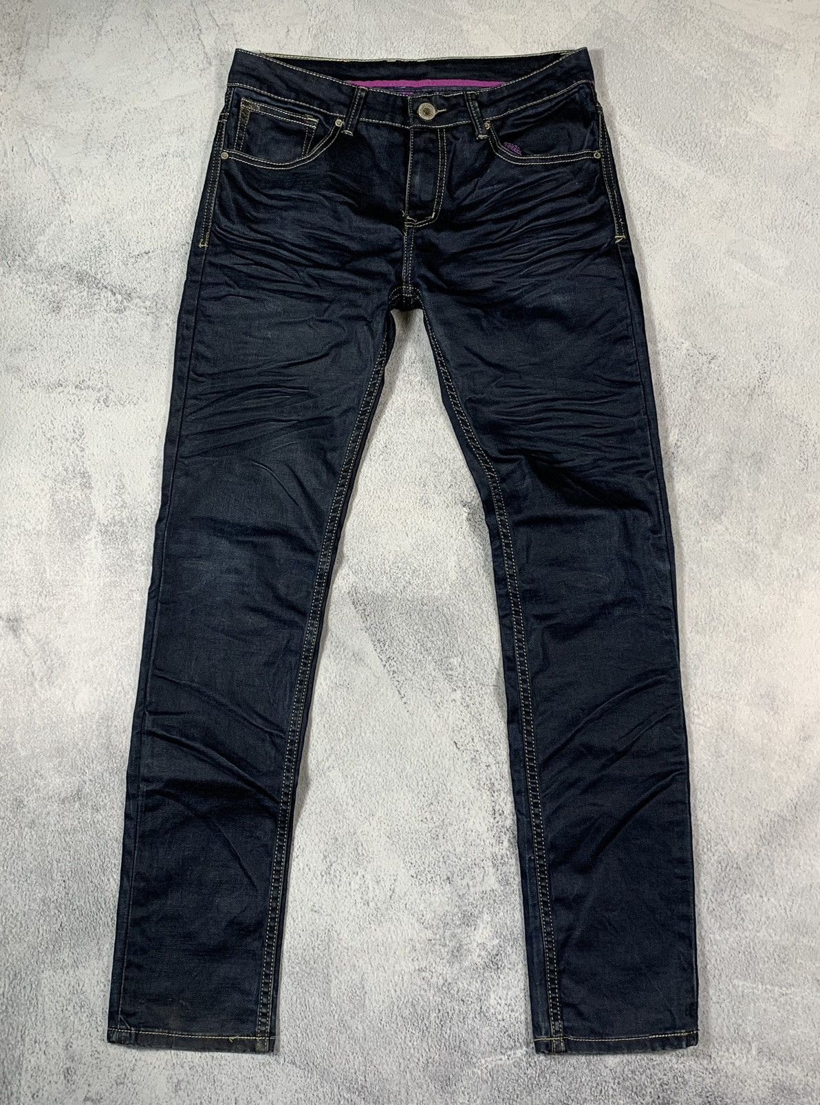 Japanese Brand × Vintage Vintage Y2KJapanese denim faded trousers streetwear 32 Size US 32 / EU 48 - 1 Thumbnail