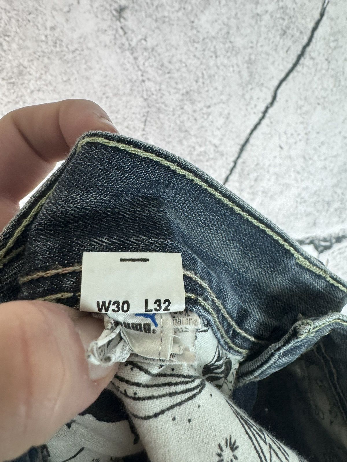 Evisu Evisu Puma distressed Vintage denim jeans size 30x32 Size US 30 / EU 46 - 7 Thumbnail