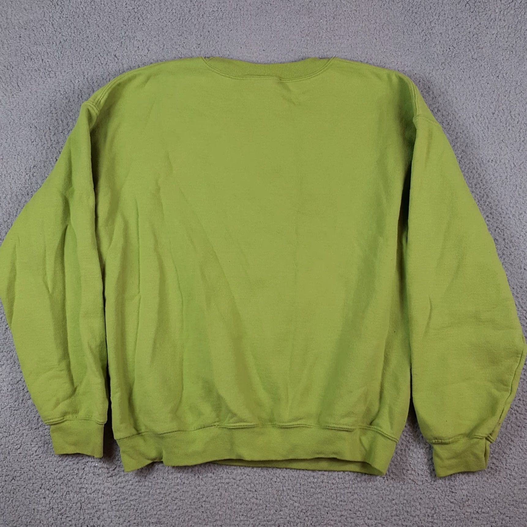Gildan VINTAGE Y2K Happy Christmas Time Green Women's Size L Crewneck Sweatshirt VTG Pullover Size L / US 10 / IT 46 - 6 Thumbnail