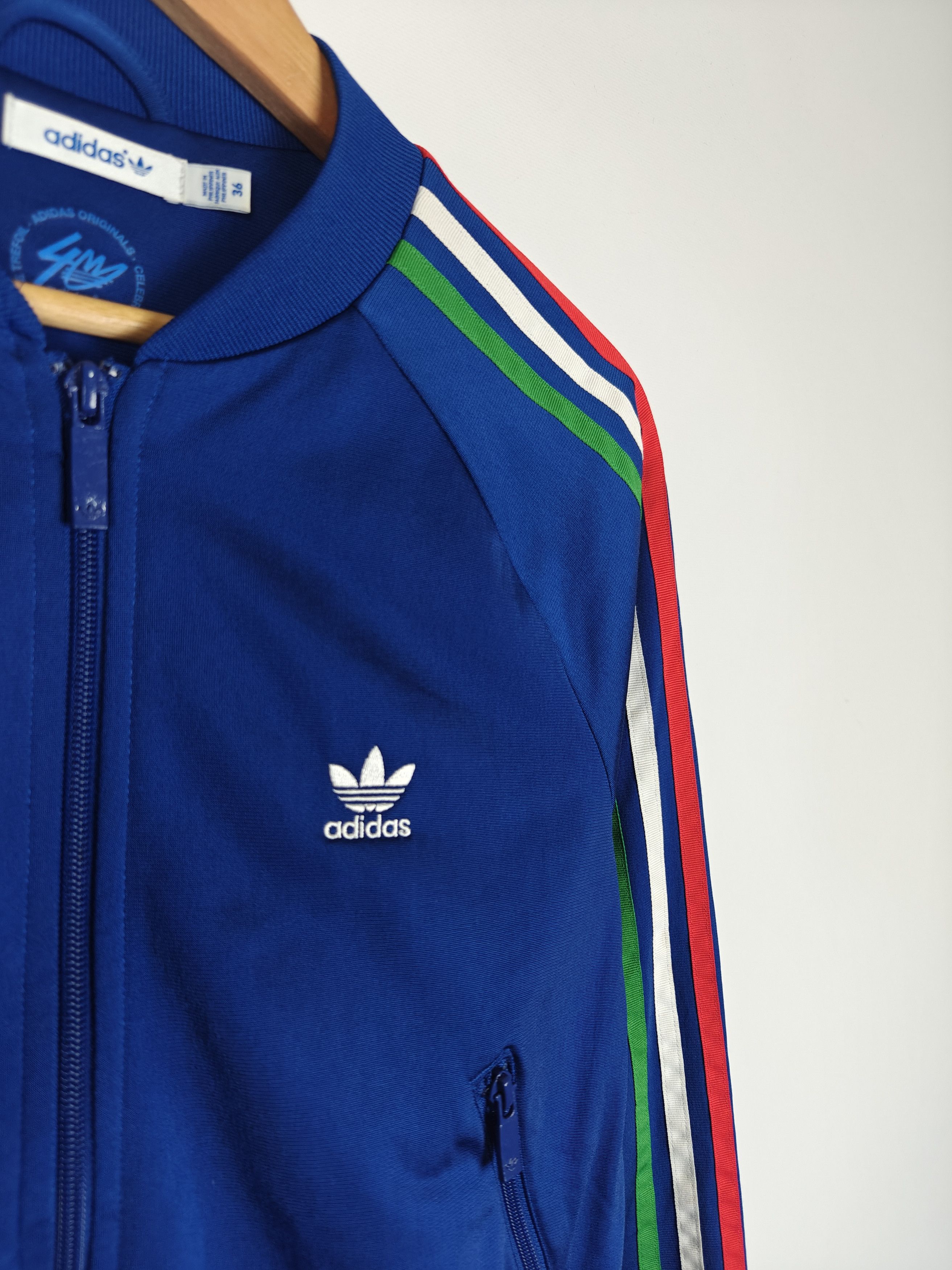 Adidas Adidas Originals Track Top Jacket Zip Blue size 36 Size S / US 4 / IT 40 - 4 Thumbnail