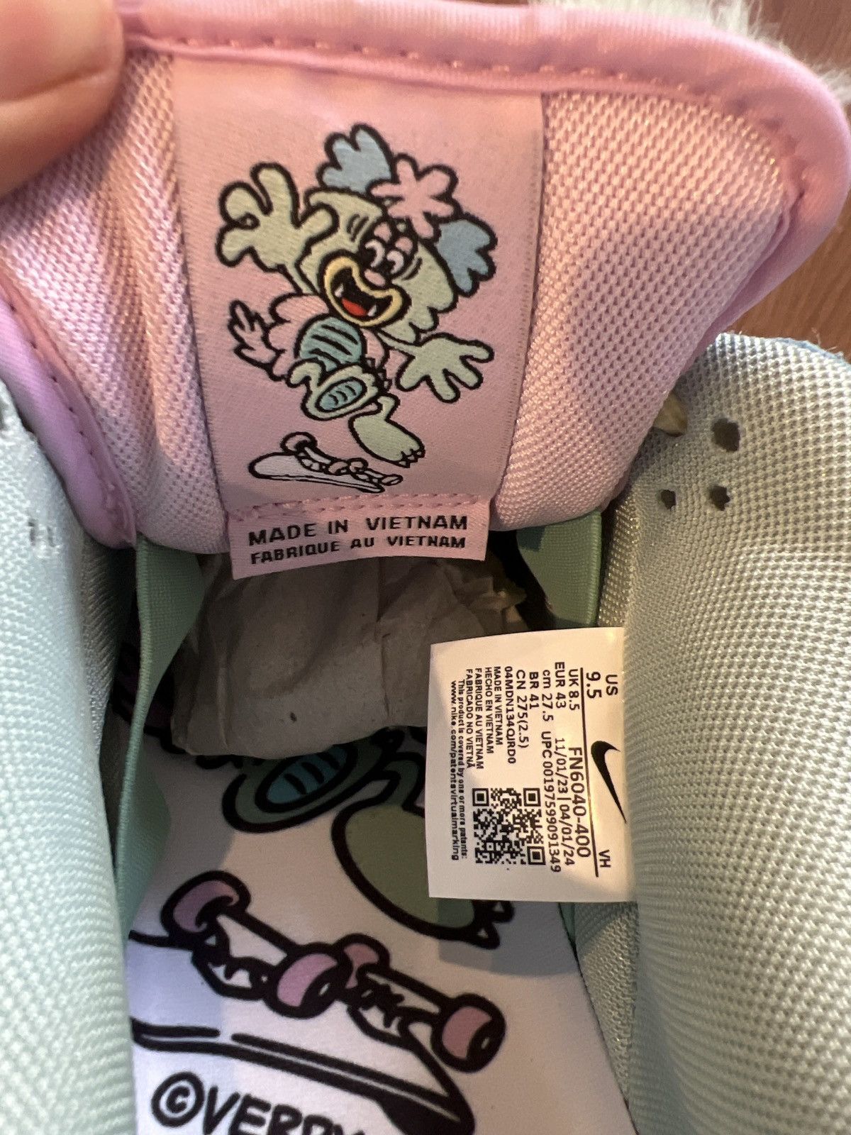 Girls Don't Cry × Nike Nike SB Verdy Visty dunk low Size US 9.5 / EU 42-43 - 9 Thumbnail