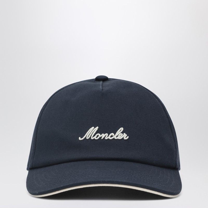 Moncler Moncler Navy Baseball Cap With Embroidered Logo Size ONE SIZE - 1 Thumbnail