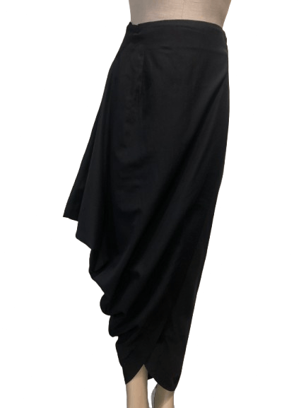 John Galliano 1987 Overlapped Wrap Skirt Size 28" / US 6 / IT 42 - 1 Thumbnail