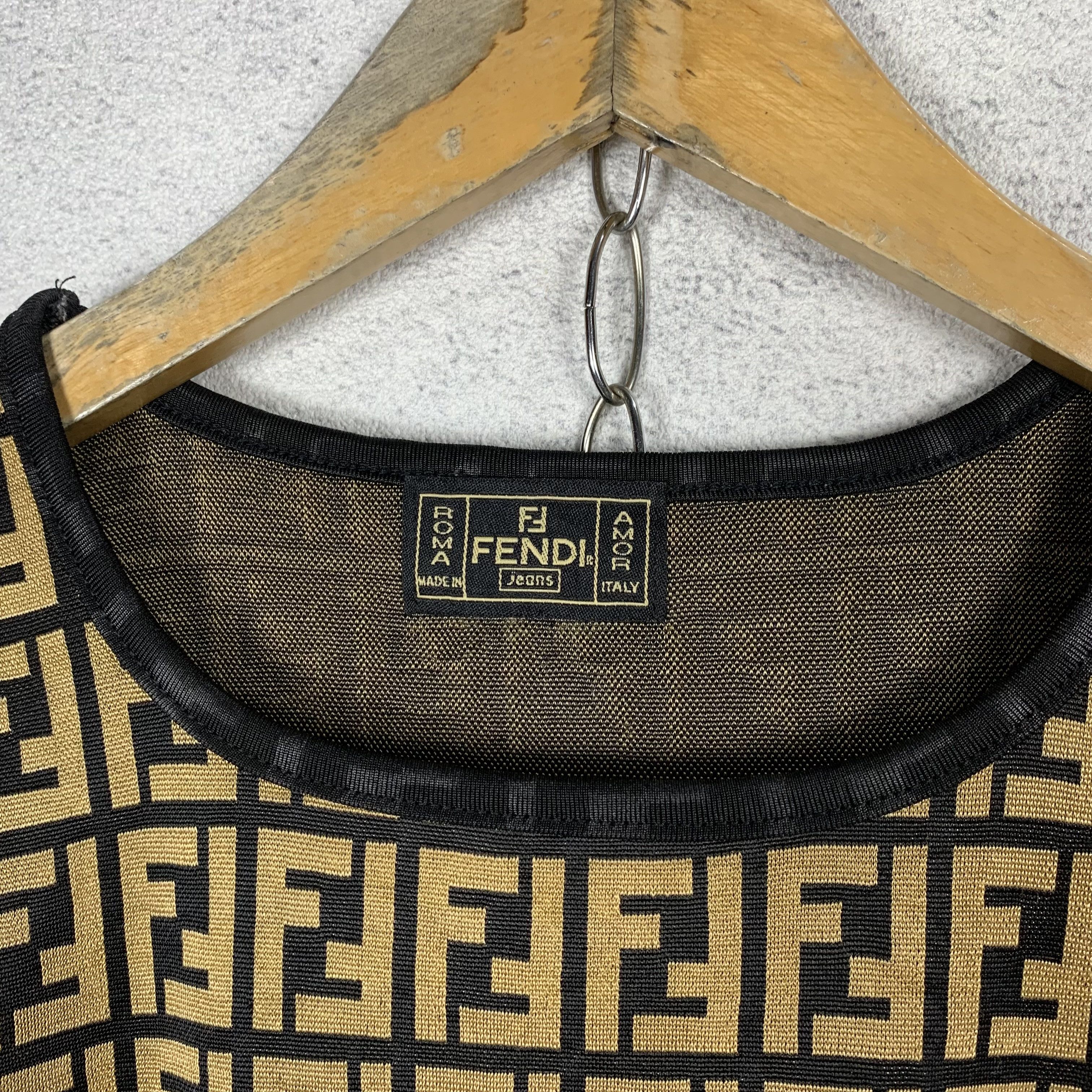 Fendi Vintage Fendi Monogram Top Size M / US 6-8 / IT 42-44 - 4 Thumbnail