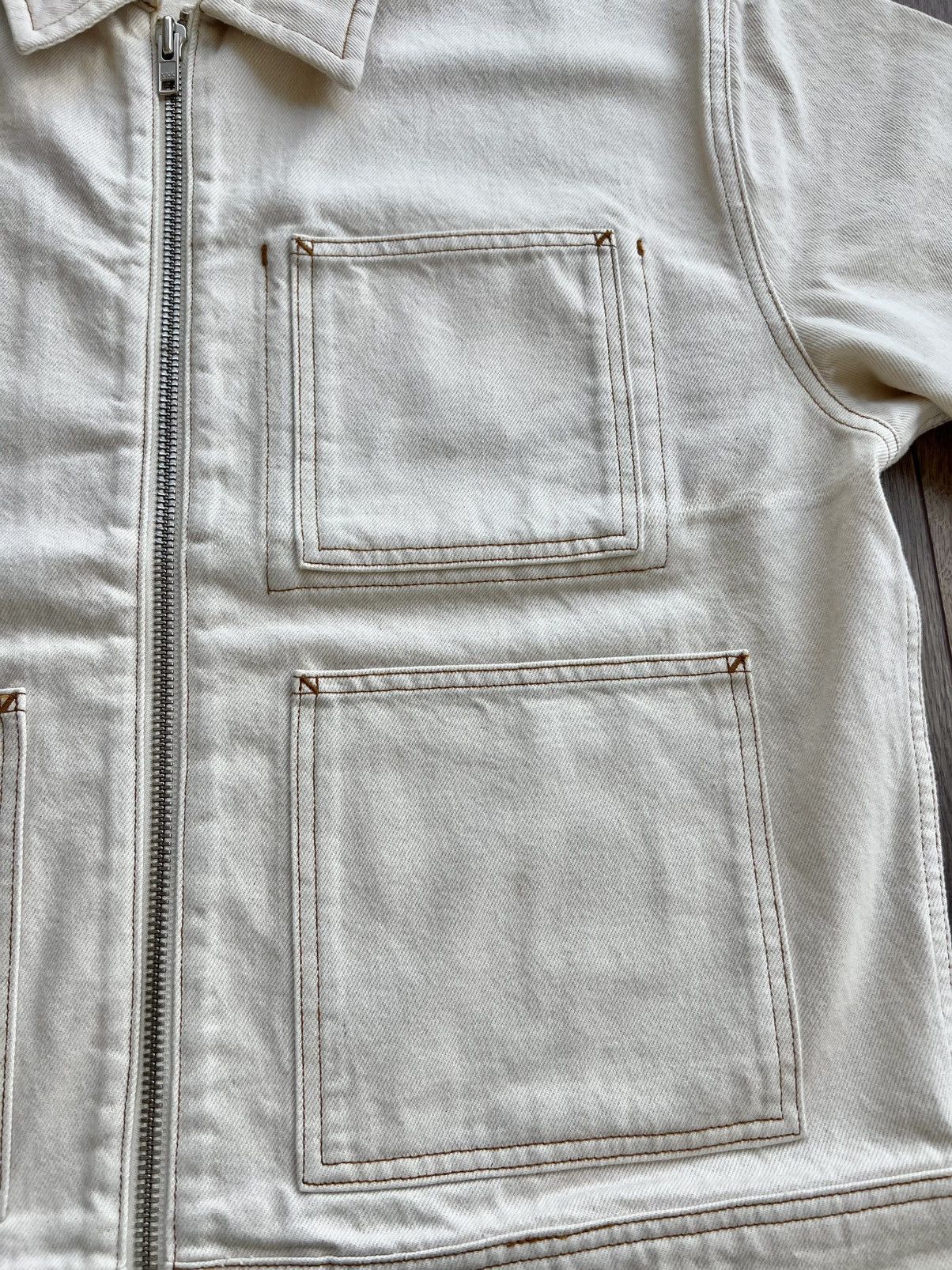 Stussy Stussy Denim Work Jacket Natural Large Size US L / EU 52-54 / 3 - 6 Thumbnail