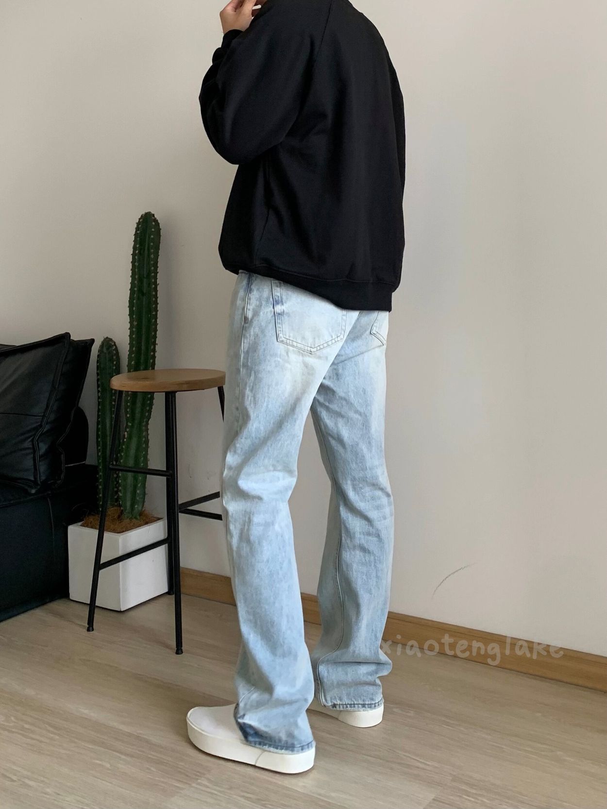 Jean × Vintage washed faded cleanfit yuppie y2k bootcut jeans Size US 30 / EU 46 - 3 Thumbnail