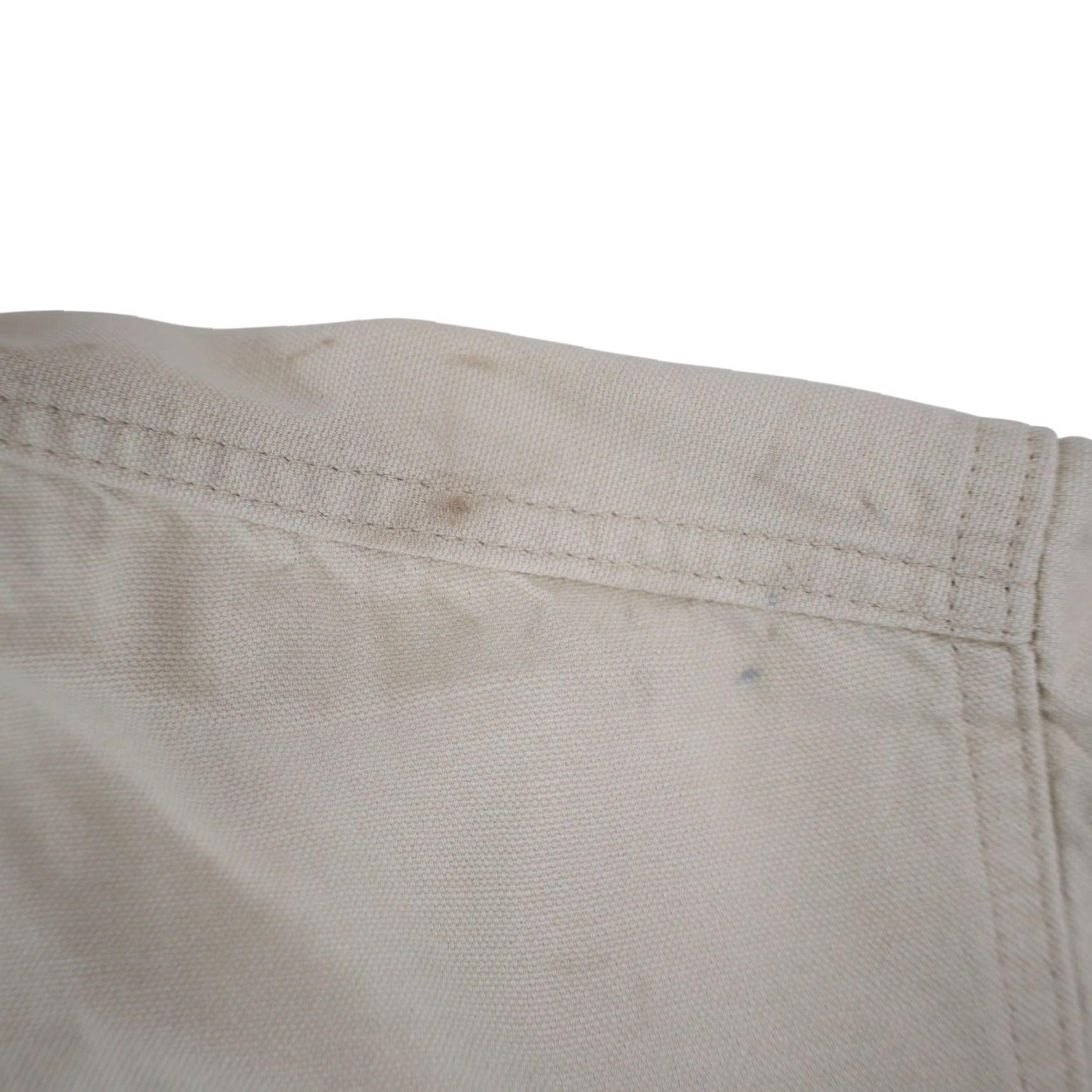 KAVU VINTAGE KAVU Canvas Button Up Adventure Shirt Mens Large Cream Long Sleeve Regular Size Size US L / EU 52-54 / 3 - 7 Thumbnail