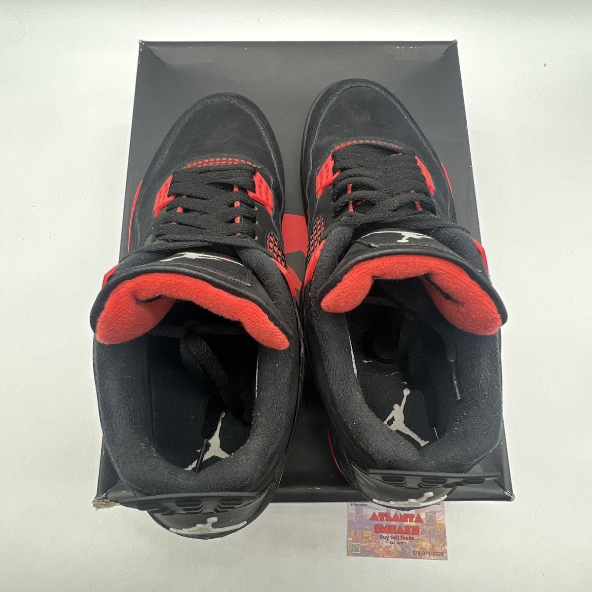Jordan Brand Air Jordan 4 red Thunder Size US 11.5 / EU 44-45 - 7 Thumbnail