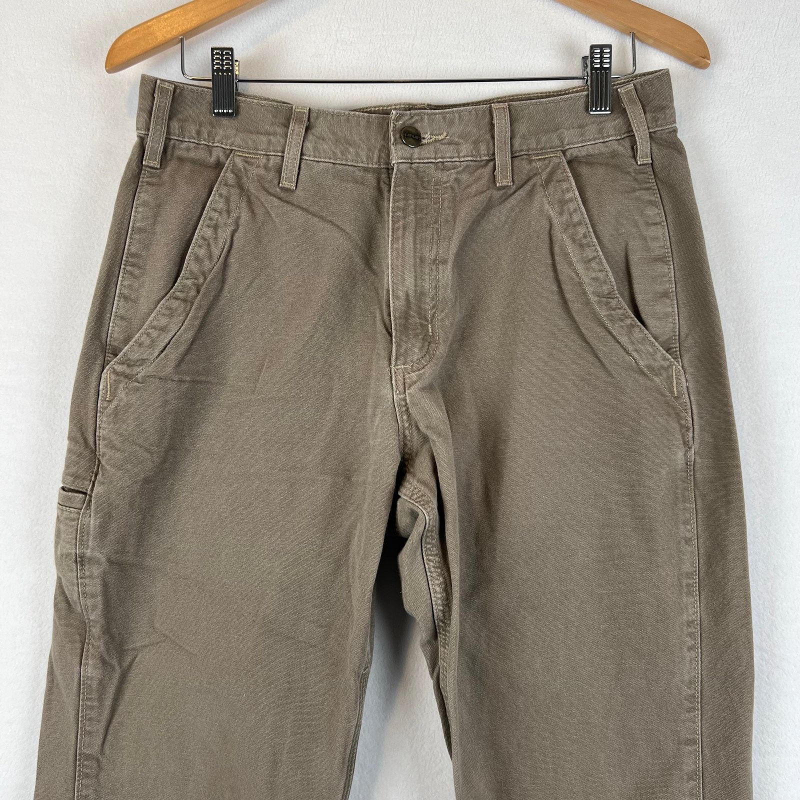 Carhartt Carhartt Pants Mens 31x32 Tan Relaxed Straight Leg Carpenter Size US 31 - 5 Thumbnail