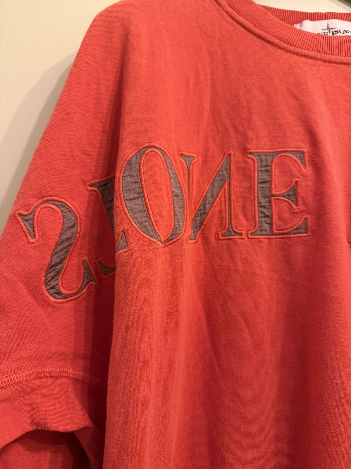 Stone Island Stone Island 3M Spell Out Big Logo Tee Shirt Red 2022 Tshirt Size US L / EU 52-54 / 3 - 2 Thumbnail