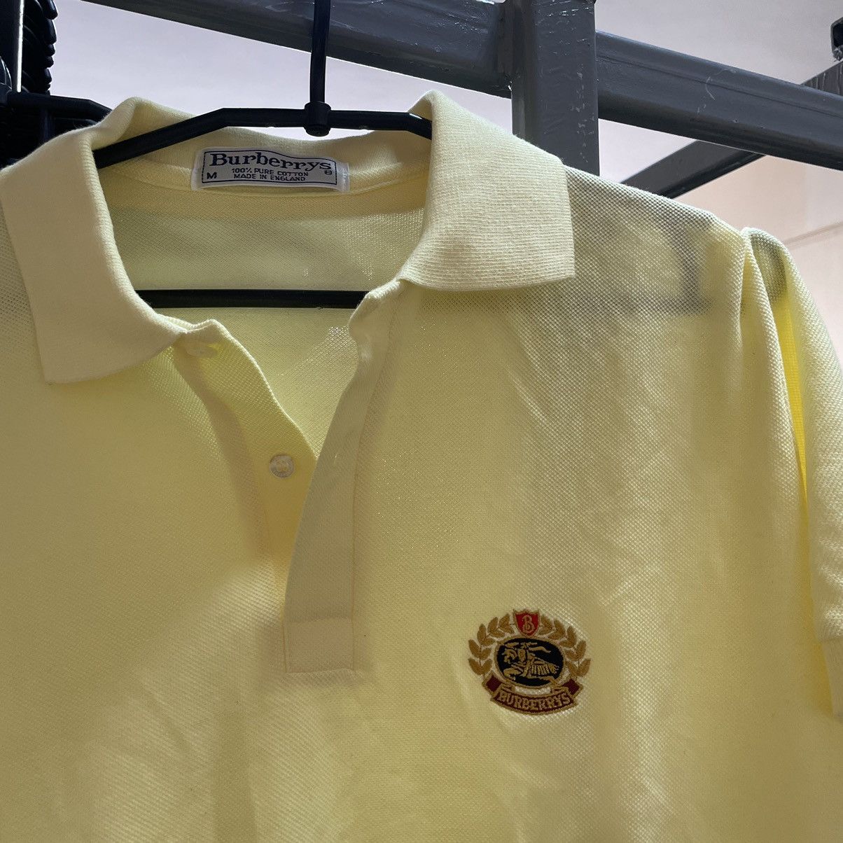 Burberry × Vintage Vintage 90s Burberrys Polo Shirt tee old money king mercer Size US M / EU 48-50 / 2 - 2 Thumbnail