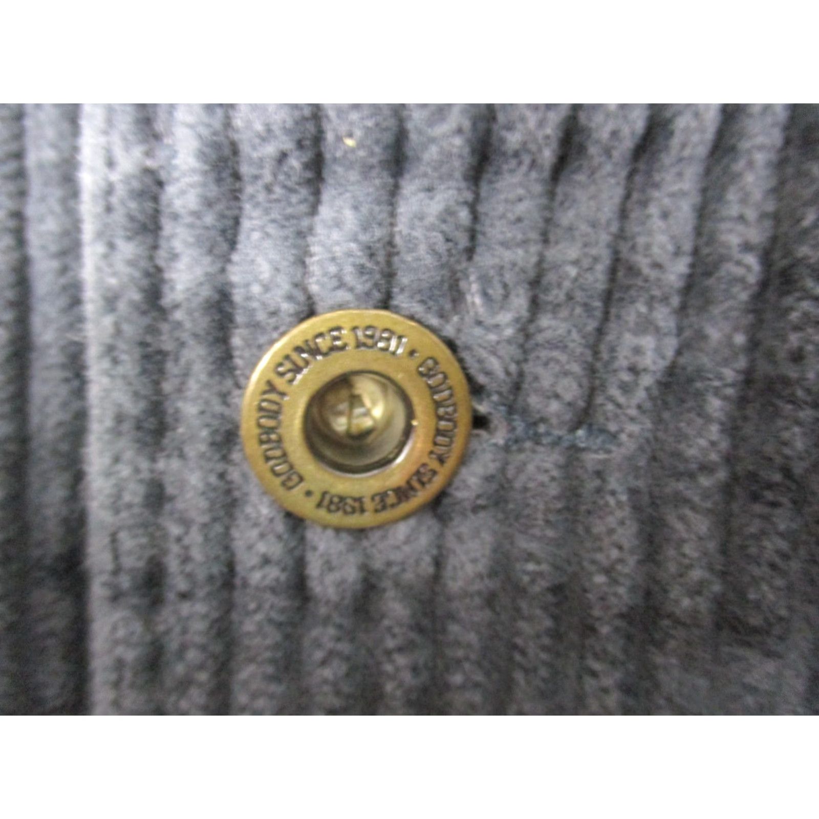 Vintage Godbody Jacket Mens XL Gray Corduroy Snap Front Military Shirt Jacket Workwear Size US XL / EU 56 / 4 - 6 Thumbnail