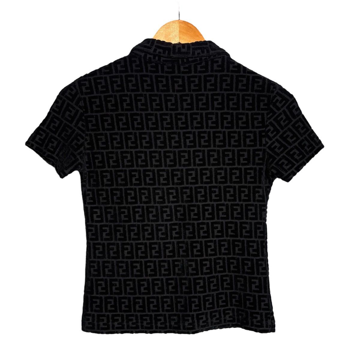 Fendi Fendi Dark Monogram Polo Shirt Size S / US 4 / IT 40 - 2 Thumbnail
