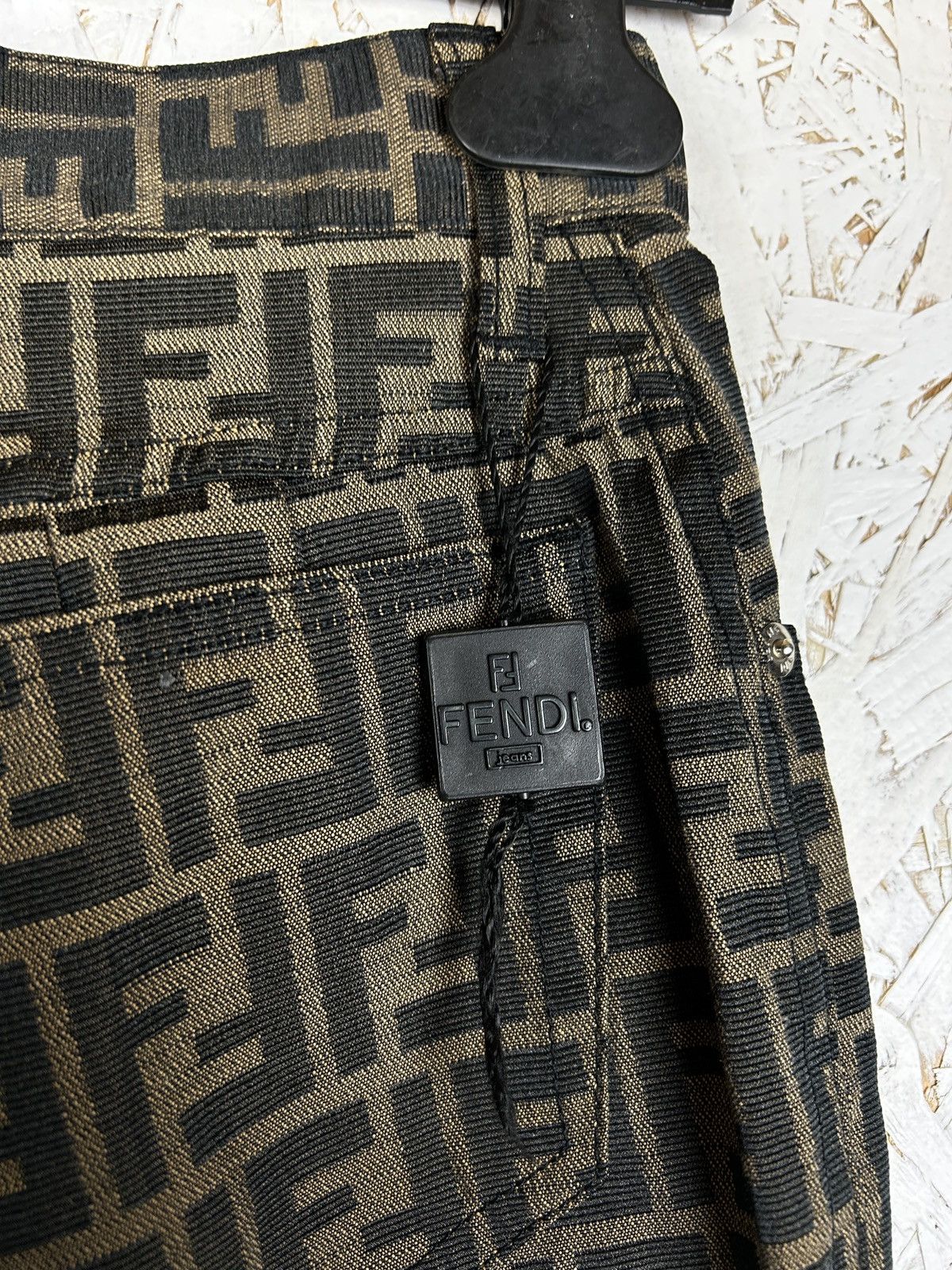 Fendi Vintage Fendi Zucca FF Monogram All Over Print Jeans 27” Size 27" / US 4 / IT 40 - 8 Thumbnail