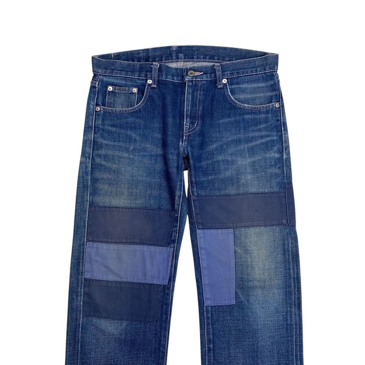 Neighborhood Neighrborhood Patchwork Savage Denim Selvedge Pants Size US 33 - 7 Thumbnail