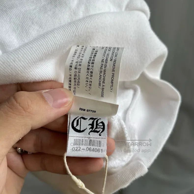 Chrome Hearts CHROME HEARTS Size L Horseshoe unicorn arm white hoodie Size US L / EU 52-54 / 3 - 3 Thumbnail