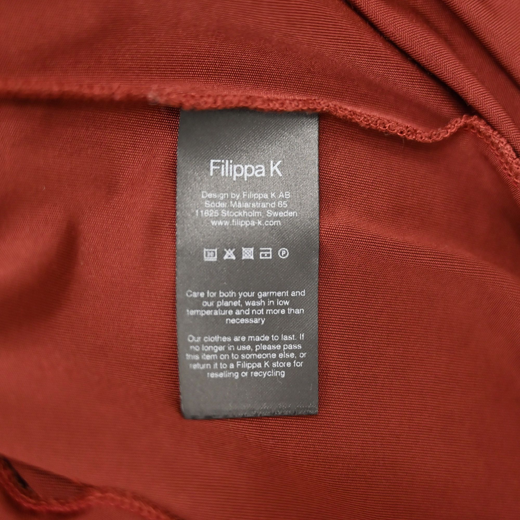 Filippa K Filippa K drape jersey rayon midi dress in burgundy M Size M / US 6-8 / IT 42-44 - 9 Thumbnail